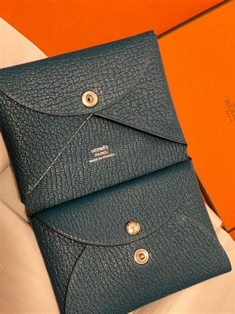 hermes duo calvi|hermes calvi card case.